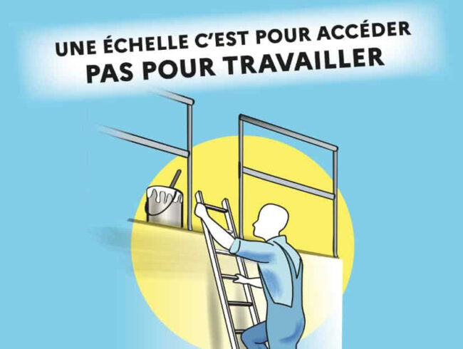 Echelle pour monter, pas pour le travailler
